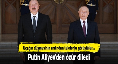 Putin Aliyev'den özür diledi