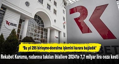 Rekabet Kurumu, radarına takılan ihlallere 2024'te 7,7 milyar lira ceza kesti