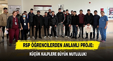 RSP Öğrencilerden Anlamlı Proje: Küçük Kalplere Büyük Mutluluk