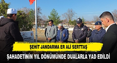 Şehit Jandarma Serttaş, Şahadetinin Yıl Dönümünde Dualarla Yad Edildi