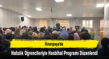  Sinanpaşa'da, Hafızlık Öğrencileriyle Hasbihal Programı Düzenlendi