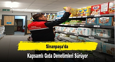 Sinanpaşa'da Kapsamlı Gıda Denetimleri Sürüyor
