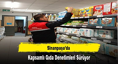 Sinanpaşa'da Kapsamlı Gıda Denetimleri Sürüyor