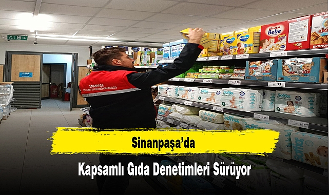 Sinanpaşa'da Kapsamlı Gıda Denetimleri Sürüyor