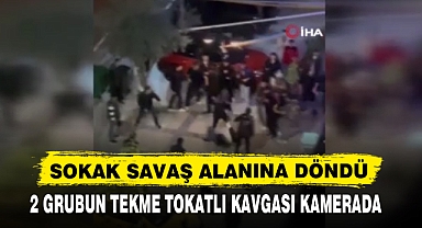 SOKAK SAVAŞ ALANINA DÖNDÜ