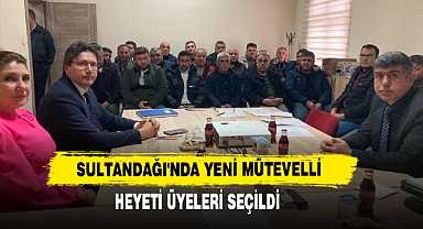 Sultandağı'nda Yeni Mütevelli Heyeti Üyeleri Seçildi