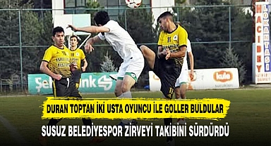 SUSUZ BELEDİYESPOR ZİRVEYİ TAKİBİNİ SÜRDÜRDÜ