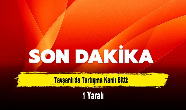 Tavşanlı'da Tartışma Kanlı Bitti: 1 Yaralı