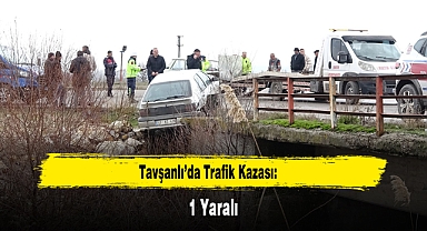 Tavşanlı’da Trafik Kazası: 1 Yaralı