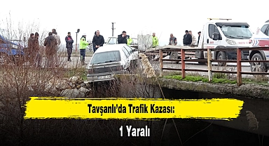 Tavşanlı’da Trafik Kazası: 1 Yaralı