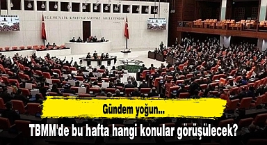 TBMM'de bu hafta hangi konular görüşülecek?