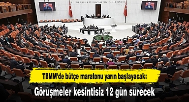 TBMM’de bütçe maratonu yarın başlayacak: Görüşmeler kesintisiz 12 gün sürecek