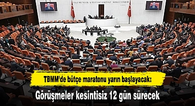 TBMM’de bütçe maratonu yarın başlayacak: Görüşmeler kesintisiz 12 gün sürecek