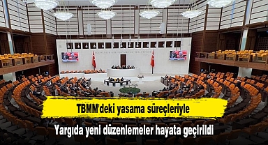 TBMM'deki yasama süreçleriyle 2024'te yargıda yeni düzenlemeler hayata geçirildi