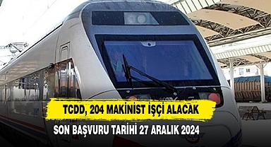 TCDD, 204 Makinist İşçi Alacak