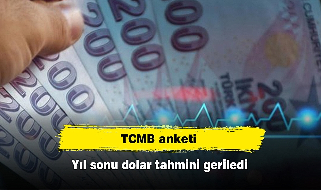 TCMB anketi: Yıl sonu dolar tahmini geriledi