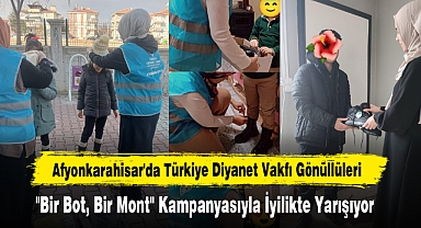 TDV Kadın Kolları, İhtiyaç Sahibi Çocuklara Bot ve Mont Ulaştırıyor