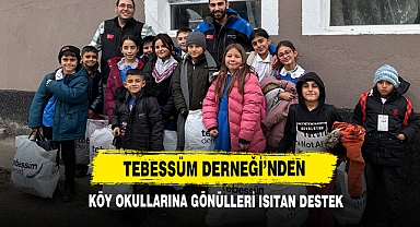 Tebessüm Derneği’nden Köy Okullarına Gönülleri Isıtan Destek