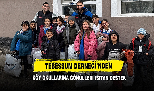 Tebessüm Derneği’nden Köy Okullarına Gönülleri Isıtan Destek
