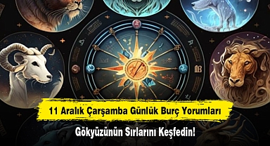 11 Aralık Çarşamba Günlük Burç Yorumları: Gökyüzünün Sırlarını Keşfedin!