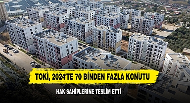 TOKİ, 2024'te 70 Binden Fazla Konutu Hak Sahiplerine Teslim Etti