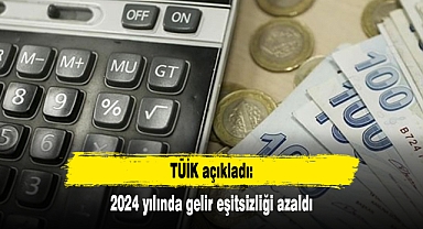 TÜİK açıkladı: 2024 yılında gelir eşitsizliği azaldı