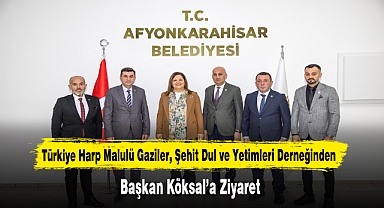 Türkiye Harp Malulü Gaziler, Şehit Dul ve Yetimleri Derneğinden, Başkan Köksal’a Ziyaret