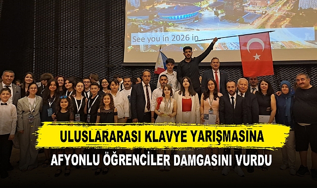 Uluslararası Klavye Yarışmasına Afyonlu Öğrenciler Damgasını Vurdu