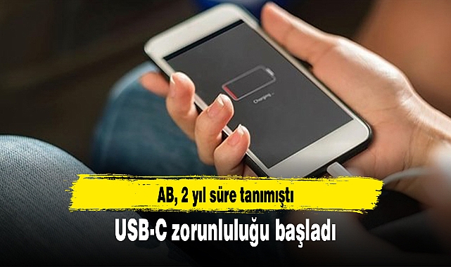 USB-C zorunluluğu başladı