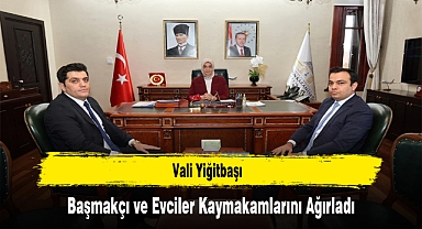 Vali Yiğitbaşı, Başmakçı ve Evciler Kaymakamlarını Ağırladı