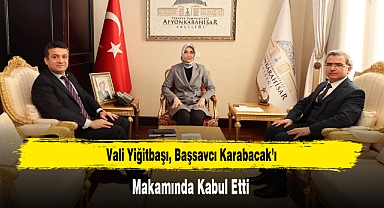 Vali Yiğitbaşı, Başsavcı Karabacak’ı Makamında Kabul Etti