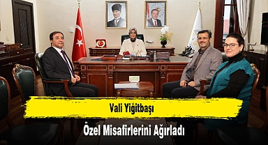 Vali Yiğitbaşı, Özel Misafirlerini Ağırladı