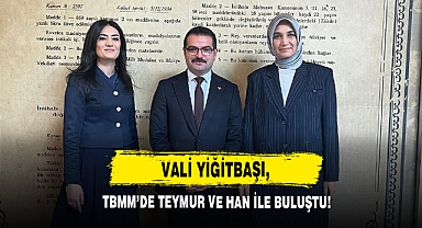 Vali Yiğitbaşı, TBMM’DE Teymur ve Han İle Buluştu!