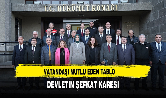 Vatandaşı Mutlu Eden Tablo  Devletin Şefkat Karesi