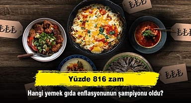 Yüzde 816 zam: Hangi yemek gıda enflasyonunun şampiyonu oldu?