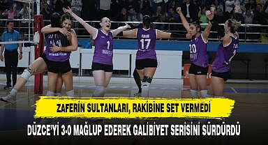 Zaferin Sultanları, Rakibine Set Vermedi