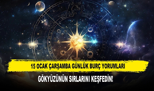 15 OCAK ÇARŞAMBA GÜNLÜK BURÇ YORUMLARI