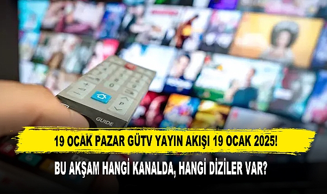19 0CAK PAZAR TV YAYIN AKIŞI