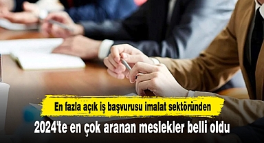 2024'te en çok aranan meslekler belli oldu