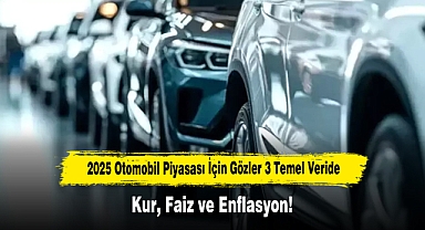 2025 Otomobil Piyasası İçin Gözler 3 Temel Veride: Kur, Faiz ve Enflasyon!