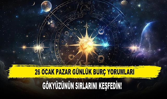 26 OCAK PAZAR GÜNLÜK BURÇ YORUMLARI