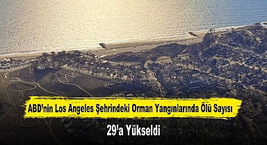 ABD'nin Los Angeles Şehrindeki Orman Yangınlarında Ölü Sayısı 29'a Yükseldi