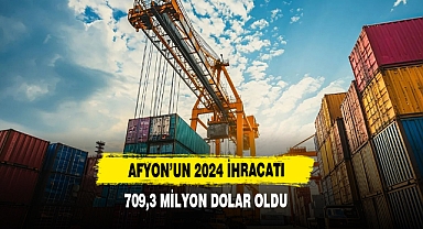 Afyon’un 2024 İhracatı 709,3 Milyon Dolar Oldu