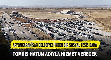 AFYONKARAHİSAR BELEDİYESİ’NDEN BİR SOSYAL TESİS DAHA