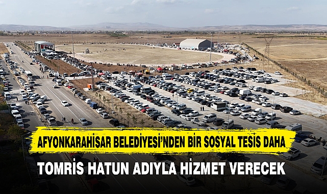AFYONKARAHİSAR BELEDİYESİ’NDEN BİR SOSYAL TESİS DAHA