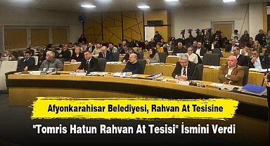Afyonkarahisar Belediyesi, Rahvan At Tesisine "Tomris Hatun Rahvan At Tesisi" İsmini Verdi