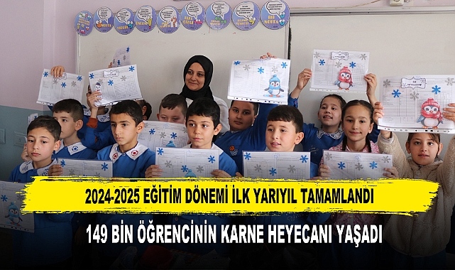 Afyonkarahisar'da 149 Bin Öğrenci Karne Heyecanı Yaşadı