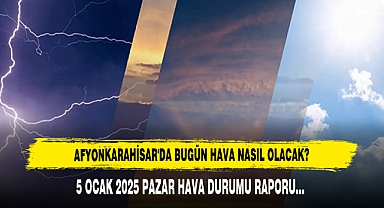 AFYONKARAHİSAR'DA BUGÜN HAVA NASIL OLACAK?