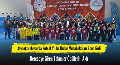 Afyonkarahisar’da Futsal Yıldız Kızlar Müsabakaları Sona Erdi