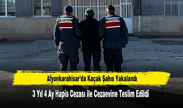 Afyonkarahisar’da Kaçak Şahıs Yakalandı